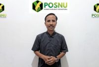 Foto: Jaya Andri F, Sekretaris DPC POSNU Kabupaten Pasuruan saat memberikan komentarnya.